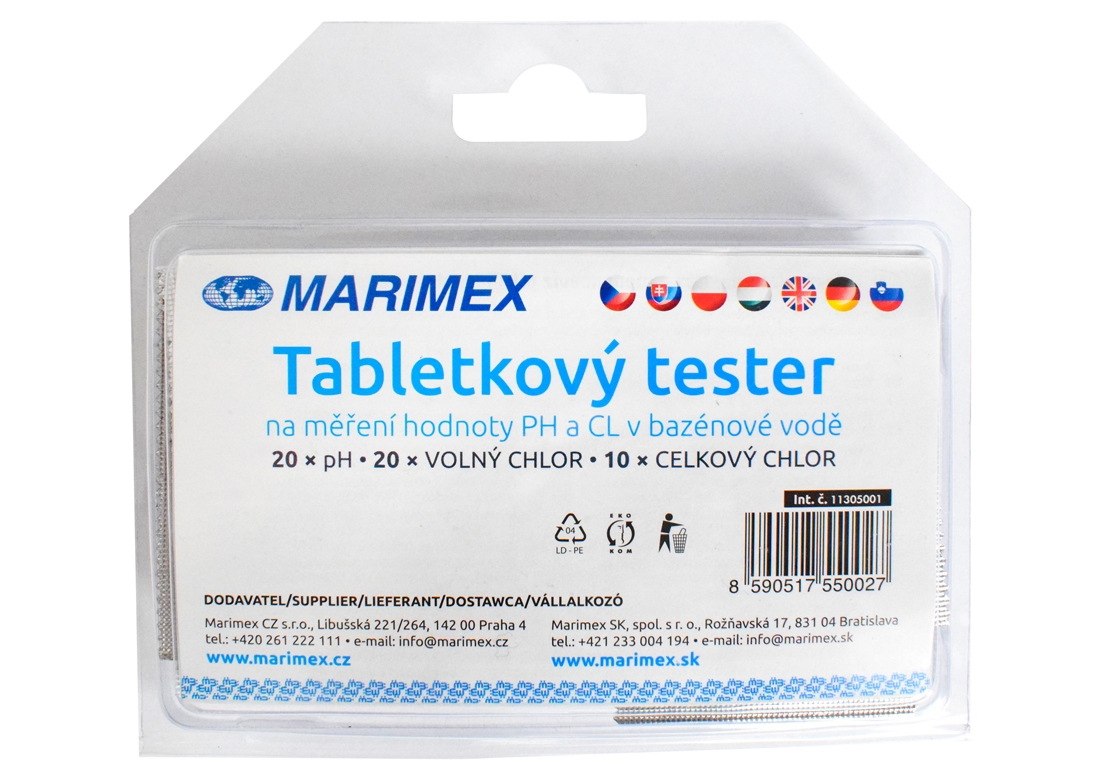 MARIMEX 11305001 Tabletový tester na pH a Cl Marimex