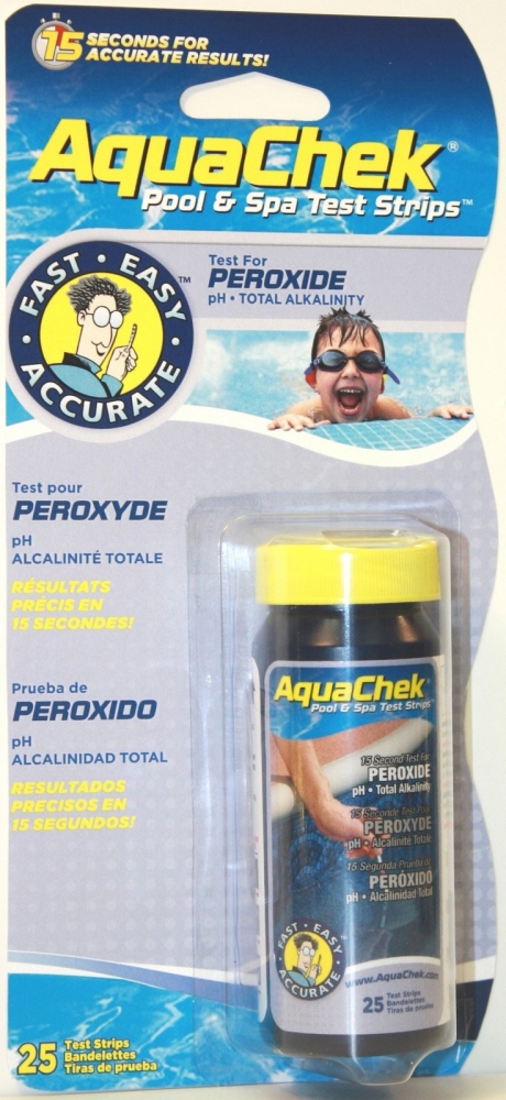 AQUACHEK testovací proužky 3v1 peroxid (25 ks) Hanscraft